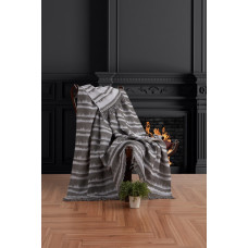 Плед накидка Eponj Home Турция Buldan Keten - Desibel 170x220 haki хаки