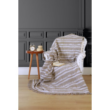 Плед накидка Eponj Home Турция Buldan Keten - Desibel 170x220 hardal горчичный