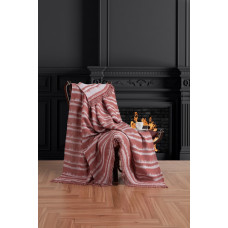 Плед накидка Eponj Home Турция Buldan Keten - Desibel 170x220 kiremit кирпичный