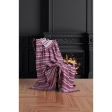 Плед накидка Eponj Home Турция Buldan Keten - Desibel 170x220 mor пурпурный