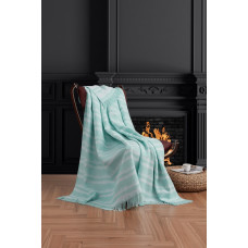 Плед накидка Eponj Home Турция Buldan Keten - Desibel 170x220 su yesil зеленый