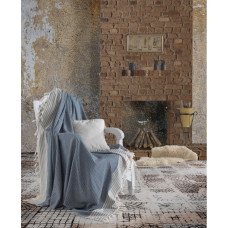 Плед накидка Eponj Home Турция Buldan Keten - Etnik 170x220 petrol 