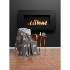 Плед накидка Eponj Home Турция Buldan Keten - Fil 170x220 haki хаки
