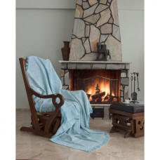 Плед накидка Eponj Home Турция Buldan Keten - Linen 170x220 su yesil зеленый