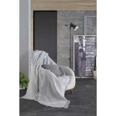 Плед накидка Eponj Home Турция Buldan Keten - Verda 170x220 gri серый