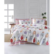 Плед покрывало Lotus Турция Home Турция Perfect - Pottik белый 200x235 см