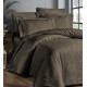 Постільна білизна жаккард First Choice Amore Brown євро 200x220