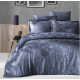 Постельное белье жаккард First Choice Clover Gri (Grey) евро 200x220