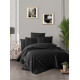 Постільна білизна жаккард First Choice Fantasy Black євро 200x220