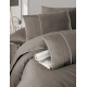 Постільна білизна жаккард First Choice Fantasy Brown євро 200x220