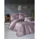 Постільна білизна жаккард First Choice Florenza Lilac євро 200x220