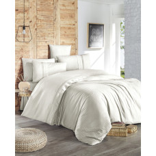 Постельное белье ранфорс First Choice Gala Krem (Cream) евро 200x220