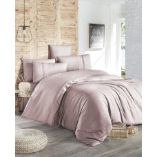 Постельное белье ранфорс First Choice Gala Pudra (Powder) евро 200x220