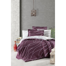 Постельное белье сатин First Choice Mesi Rose евро 200x220 