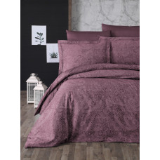 Постельное белье сатин First Choice Neva Visne (Cherry) евро 200x220 