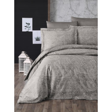 Постельное белье сатин First Choice Neva Vizon (Mink) евро 200x220 