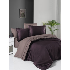 Постельное белье сатин First Choice Purple/Lilac евро 200x220