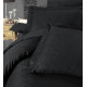 Постільна білизна жаккард First Choice Siray Black євро 200x220