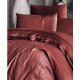 Постільна білизна жаккард First Choice Square Style Cinnamon євро 200x220