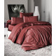 Постільна білизна жаккард First Choice Square Style Cinnamon євро 200x220