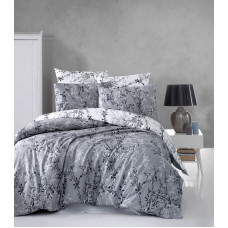 Постельное белье ранфорс First Choice Zena Gri (Grey) евро 200x220
