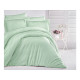 Постільна білизна Saten Strip 200x220 Mint Clasy Туреччина