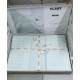 Постільна білизна Saten Strip 200x220 Mint Clasy Туреччина