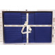 Постільна білизна Saten Strip 200x220 Lacivert Clasy Туреччина