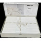 Постільна білизна Saten Strip 200x220 Krem Clasy Туреччина