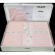 Постільна білизна Sateen Strip 160x220 Pudra Clasy Туреччина