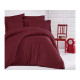 Постільна білизна Saten Strip 200x220 Bordo Clasy Туреччина