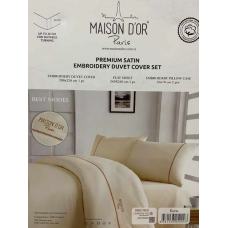 Постільна білизна Maison Dor сатин ЄВРО Spring молочний