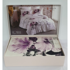 Постільна білизна Maison Dor сатин Alita Lilac Бузковий