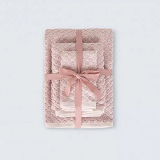 Набор полотенец Irya - Jena pembe розовый 33x33+50x90+70x140