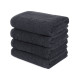Рушник махровий Lotus Black - Чорний 70x140 400 г