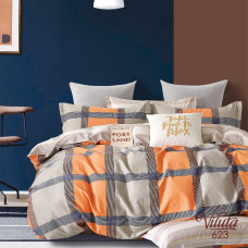 Комплект постільної білизни Вилюта Євро Сатин Twill 623