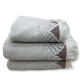 Набір рушників Maison D'or Jacquard Naturelle махрові 40-60 см, 50-100 см, 70-140 см бежеві