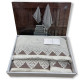 Набір рушників Maison D'or Jacquard Naturelle махрові 40-60 см, 50-100 см, 70-140 см бежеві