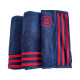Набір рушників Maison D'or Delon Navy Red махрові 30-50 см, 50-100 см, 70-140 см синій
