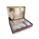 Набір рушників Maison D'or Lady Roses Beige махрові 30-50 см, 50-100 см, 85-150 см бежеві