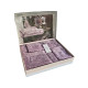 Набір рушників Maison D'or Rose Marine Dark Lilac бамбукові 30-50 см, 50-100 см, 85-150 см фіолетові