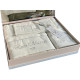 Набір рушників Maison D'or Rose Marine Ecru бамбукові 30-50 см, 50-100 см, 85-150 см кремовий