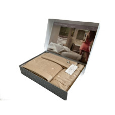 Набір рушників Maison D'or Soft Hearts Beige махрові 30-50 см, 50-100 см, 85-150 см бежевий