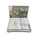 Набір рушників Maison Dor Candy White Lilac махрові 32-50 см, 50-90 см, 70-140 см білі.