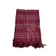 Пляжний рушник Maison Dor Violetta Burgundy бавовна 100-200 см малинове