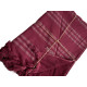 Пляжний рушник Maison Dor Violetta Burgundy бавовна 100-200 см малинове
